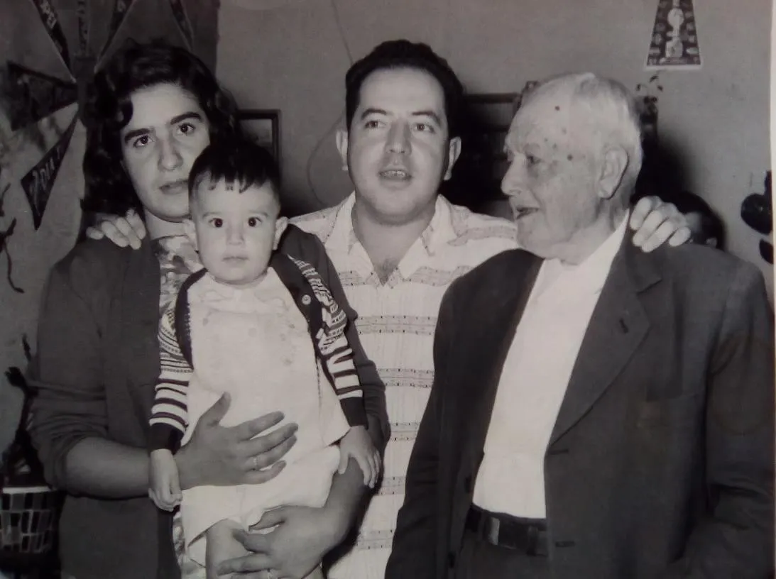 Fotografía familiar de archivo.