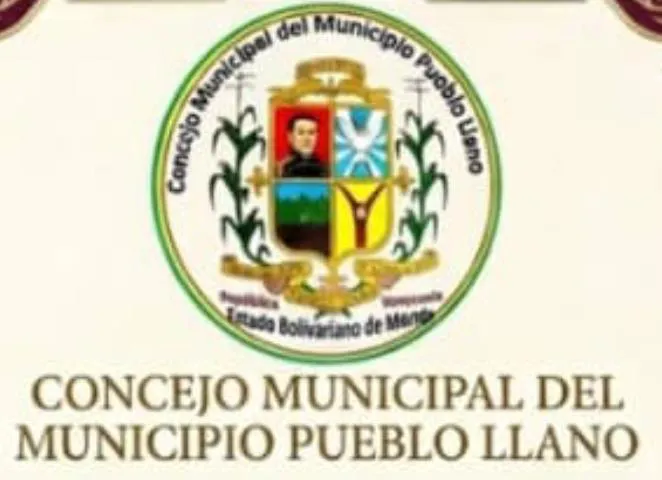 Escudo del Concejo Municipal del Municipio Pueblo Llano, estado Bolivariano de Mérida.