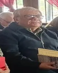 Prof. Rafael Ramón Santiago, Cronista Oficial del municipio Pueblo Llano, recientemente homenajeado.