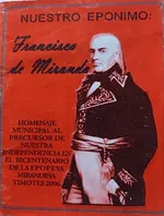 Tapa de «Nuestro Epónimo Francisco de Miranda»